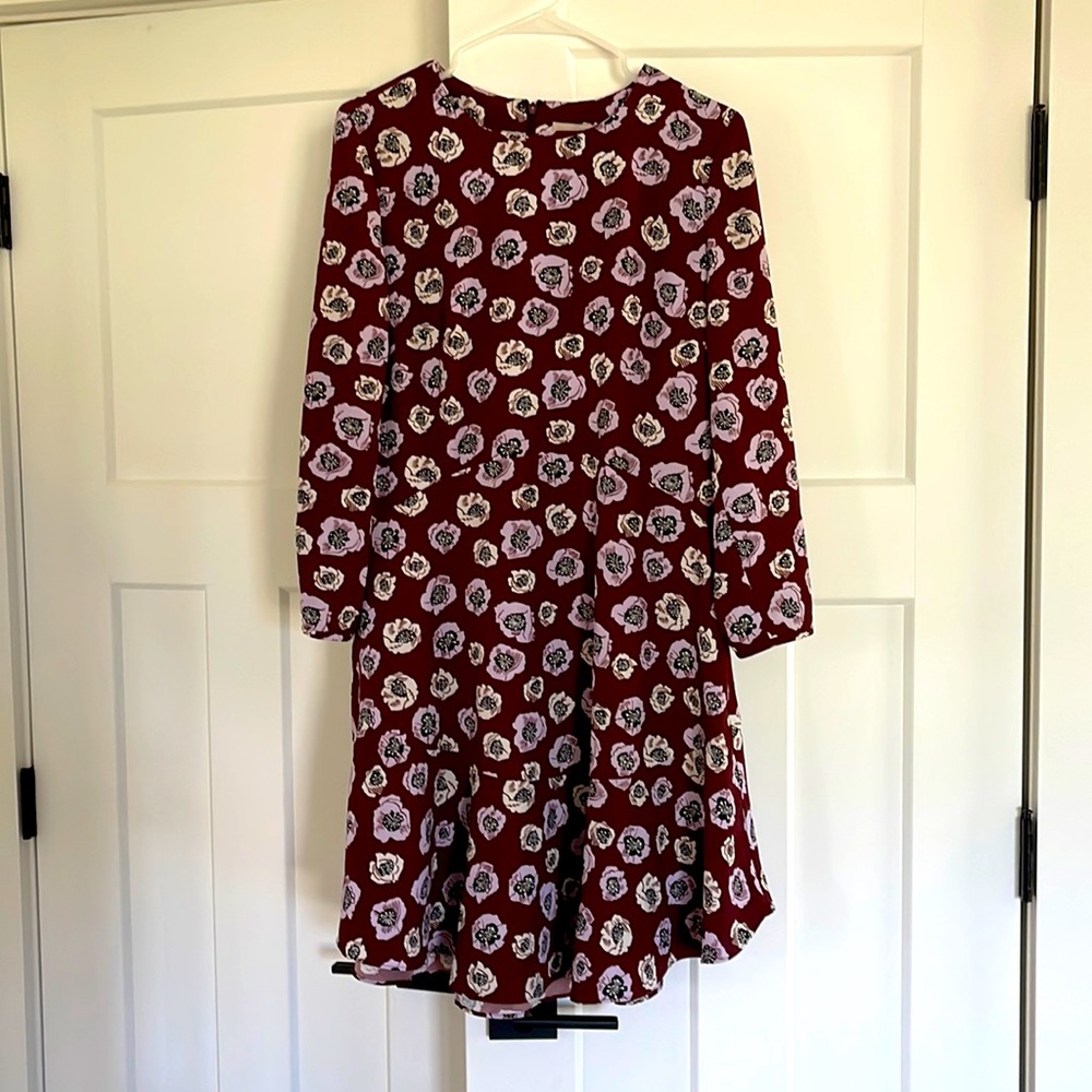 Loft floral dress size 8